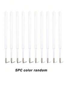 6pcs/Set Elegant Women's Ballpoint Pens, Cute Shiny Ballpoint Pens, Exquisite Gift Pens, Diary Pens, Suitable For Office, School, Valentine's Day, Thanksgiving, Graduation Ceremony, Metal Pen Tip, Round Pen Body, Fashionable Shiny Design