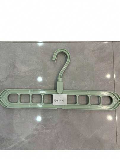 Thickened Plastic Hangers For Home & Dorm - Multi-Purpose Clothes Hangers With Pants Bar | Heavy Duty Laundry Drying Racks For Students  Five Per Order