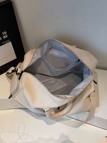 1pc Sports Gym Bag - Large Capacity Wet & Dry Separation Swimming Bag - Short Trip Carry-On Travel Bag - Multicolor - View 12