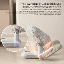 OBOVAY Foldable Shoe Dryer Household Constant Temperature Boot Dryer Fast Drying Shoe Heater Sterilization Deodorization Footwear Dryer - EU F Type Plug(220-240V) - View 4