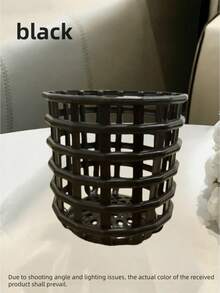 1件装简约时尚化妆刷收纳盒、纸巾盒、浴室牙膏及洗漱用品收纳盒、淋浴置物架 - 彩色 - 查看 8