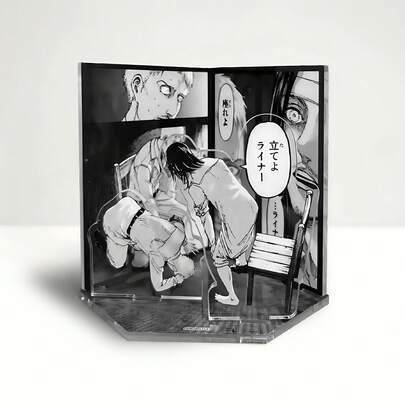 随机款式 - 巨型人形生物动漫周边，卡通亚克力场景立牌，桌面装饰