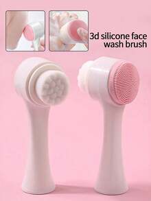 Con lăn massage mặt 3D bằng silicon: Dụng cụ chăm sóc da mặt dạng con lăn ngọc bích - Massage mặt, mắt, cổ, làm giảm nếp nhăn, con lăn lạnh, massage mặt bằng con lăn lạnh, giảm bọng mắt, chăm sóc da, giảm nếp nhăn, quà tặng con lăn massage mặt, bộ quà tặng chăm sóc cá nhân unisex - Hồng - Xem 3