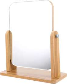 BESTYASH Espejo de Maquillaje Base de Escritorio Espejo Cosmético 360 Grados para Mujeres Decorativo