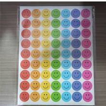 630pcs/10sheets Happy Smiling Face Self-Adhesive Stickers, Teacher Reward Stickers, Colorful Mini Motivational Stickers - Happy Times - View 7