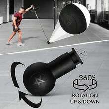 Transforma tu entrenamiento con accesorio de mina terrestre para barras, base de minas terrestres, prensas, filas, rotaciones, sentadillas divididas, se adapta a barras - A. Bomba con barra - Ver 5