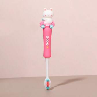 Cute Baby Toothbrush Suitable For Daily Home Use, Suitable For 3-6 Years Old, Super Soft Bristles, Gentle Cleaning For Sensitive Teeth