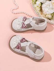 2026 Spring/Autumn New Stylish Bowknot Girls' Campus Princess Shoes Fashion Children's Party Shoes - Beige - View 2