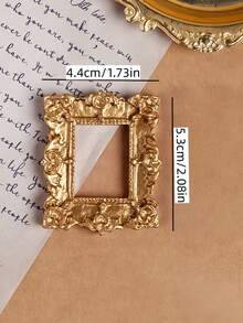 Vintage European Style Golden Mini Photo Frame Props, Nail Art, Jewelry, Photography Background Accessories - Multicolor - View 8