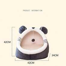 Camas para Gatos, Casa para Gatos Interior, Cueva para Animales, Cama para Mascotas con Cojíníble y Juguete para Hámster Conejo Perrito,Conejillo de Indias,Gato () - M - Ver 3