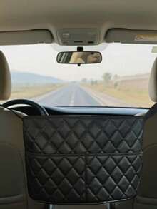 1 pezzo Rete portaoggetti per auto, organizer per spazio tra sedile anteriore, borsa appendibile multifunzionale per il bagagliaio dell'auto - Tagli Unica - Visualizzare 1