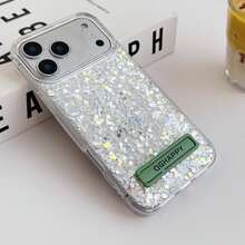 Invisible Adhesive Holder, Foldable Metal Stick-On Finger Ring Grip, Wireless Charging, Ultra-Thin Stand - Multicolor - View 6