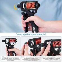 Handful Strength Test Trainer and Grip Dynamometer, Manual Grip Strengthener, Adjustable Hand Exercisers for Sports, School and Home Use, High Quality - Gris - Ver 6
