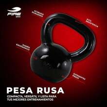 Fire Sports Kettlebell for Strength Training in Fitness - como en la foto - Ver 2