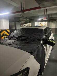 牛津布汽车前挡风玻璃罩，防雪防晒，四季皆宜，防风防雪，磁吸式挡风玻璃罩 - 耐用牛津布材质，易于安装，防霜防紫外线，侧窗罩，高强度磁吸闭合，冬季汽车配件 - 彩色 - 查看 14