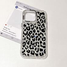 Girl Heart-Shaped Bow Sparkling Rhinestone Laser Star Diamond-Encrusted Transparent Phone Case For IPhone 17 Air/16/15/14/13/12 Pro Max/17 16 15 14 Plus/12 Pro Silver PC Diamond-Encrusted Photo Frame Non-Slip And Drop-Resistant Protective Shell Holiday Birthday Gift 0VSE - 透明的 - 查看 6