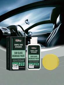 Multi-Purpose Glass Cleaner & Degreaser, Car Windshield, Stovetop Cleaning & Polishing Agent, Removes Oil Stains, Water-Repellent - Multicolor - View 7