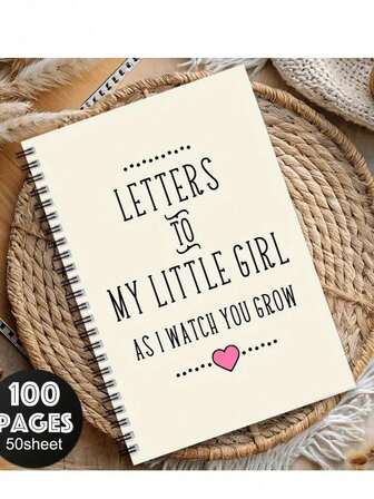 1 Spiral Notebook, Suitable As A Gratitude Pregnancy Journal And Keepsake For Daughter, Son, Granddaughter Or Niece. It's Also A Perfect Christening Gift For A New Mom And A Precious Memento. Can Be Used For Daughter's Notes, As A Memoir And Daily Planner.