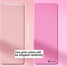 1 件可折叠瑜伽垫、防滑加厚健身垫、家用静音加厚运动垫、加厚加宽午睡垫、便携式防滑健身瑜伽垫（适合家庭和户外）、学生防滑户外午睡垫