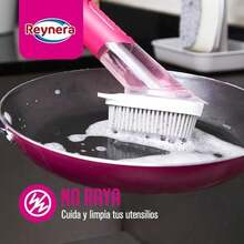 Reynera Kit de Cepillos 3 en 1 con Cabezales Intercambiables Herramienta de Limpieza Multiusos para Hogar y Oficina, Ideal para Superficies Variadas, Diseño Ergonómico y Alta Durabilidad - / - Ver 5