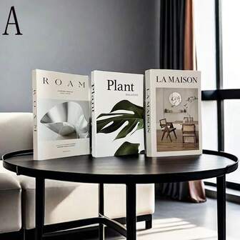 3pcs Realistic Book Decor, Luxury Decorative Books, Living Room Decor, Home Decor, Coffee Table Books, Stackable Display Books, Hotel Decor, Gifts