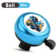1pc Stylish Dinosaur Pattern Bicycle Bell, Suitable For Bicycle, Skateboard And Balance Bike, Outdoor Recreation, Modern Design, Durable Material, Vibrant Color, Skateboard Bell, Lightweight Bell, High-Quality Bell, Skateboard Accessory