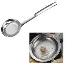 Fine Mesh Oil Strainer Spoon, Multifunctional Kitchen Tool For Removing Grease And Foam, Stainless Steel Colander Spoon, Food Oil Strainer, Kitchen Gadget, Colander,Kitchen Accessories, A Must-Have Kitchen Tools Gift For Home Chefs, Space-Saving Storage For Kitchen Organizers , Christmas Kitchen Gifts Idea - 銀色 - 查看 6