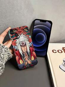 Impresionante diseño de Jiraiya con arte anime. Esta elegante funda es compatible con  16, 15, 14 Pro Max, 13, 12, 11, XR y XS Plus. Fabricada en silicona TPU, ofrece protección contra golpes y caídas, además de una sensación superior. Es un regalo ideal para familiares, amigos y seres queridos, y una opción perfecta para Navidad.fundas para  13,funda  13,funda  16,fundas ,funda  15,funda para ,fundas para  16,fundas  11,fundas  15,funda  17,protector para ,funda  14,fundas  12,fundas  14,funda  17 pro max,fundas  13,fundas> - Negro - Ver 4