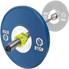 Sport Olympic Barbell Collar for Quick Release in Workout, Features Fast Release Function - verde - Ver 3