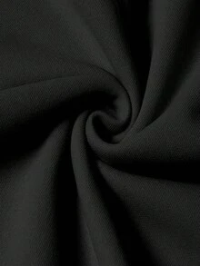 Rock Retro 'BON JOVI' Letter And Silhouette Print Hoodie - Black - View 6