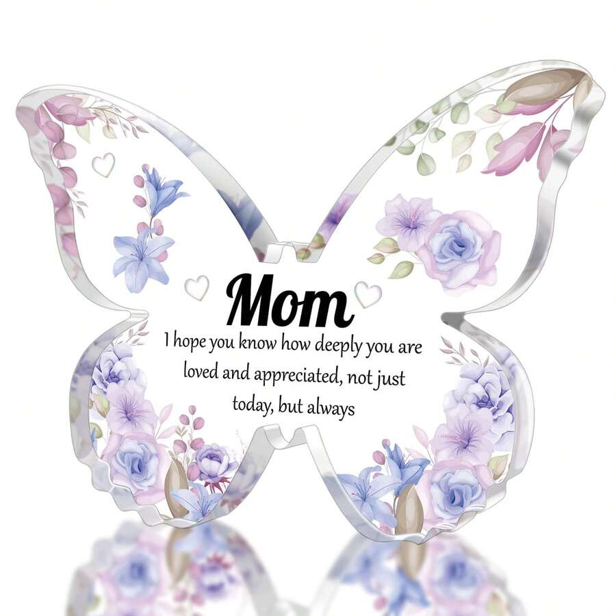 Mother's Day Gift, Daughter/Son's Birthday Gift For Mom, Cute Mother's Day Decor Sign, Thanksgiving Gift For Mom, Birthday/Graduation Gift - 1pc - View 1