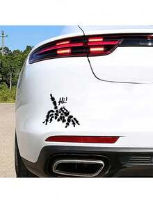 Jumping Spider "Hi!" Decal For Cars, Laptops & Trucks - one-size - View 2