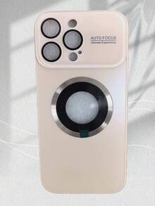 Brand New Luxury Titanium Color Phone Case, Compatible With Apple 16, 15, 14, 13, 12 And 11 Pro Max Plus Models, Supports Magnetic Wireless Charging, And Equipped With Shock-Resistant Glass Camera Lens Protection.