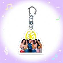 6cm KATSEYE Keychain, Kpop, Fans Merchandise, Acrylic 2D Keychain, Concert Supportive Souvenir, Halloween And Christmas Gifts, Small Gifts, Collectibles - Multicolor - View 8
