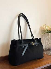 Túi Tote Da Lộn Sang Trọng, Túi Xách Nữ Thời Trang và Sang Trọng, Rộng Rãi Và Bền Bỉ, Đa Năng Cho Công Việc, Du Lịch, Kinh Doanh, Sức Chứa Lớn Cho Mỹ Phẩm - Nhiều màu - Xem 14