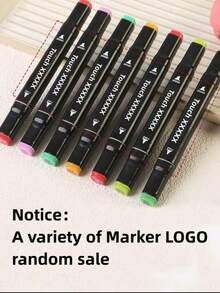 12/24/36/48/60/80 Colors Dual Tip Professional Marker Pen Set - Versatile Brush Pens For Painting, Sketching, Cardboard Comic Design - Unleash Your Artistic Talent - Multicolor - View 6