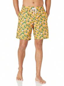 Traje de baño de secado rápido de 9 para hombres de Essentials - Naranja, flamenco - Ver 13