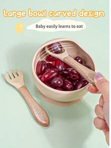 7pcs Baby Tableware Set, Customizable With Name & Pattern, Baby Gift, Bib, Plate, Bowl, Cup, Fork & Spoon, Teether