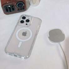 Funda space 3 en 1 sm11m Transparente Reforzada con MagSafe Protección Extrema y Carga Inalámbrica - transparente - Ver 5