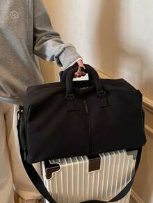 1pc Sports Gym Bag - Large Capacity Wet & Dry Separation Swimming Bag - Short Trip Carry-On Travel Bag - Multicolor - View 6