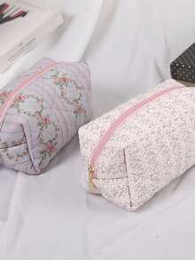 1 pièce Grande capacité Trousse à crayons, Sac à stylos, Porte-stylo Porte-monnaie, Sac de rangement cosmétique minimaliste, Fournitures de bureau roses, Fournitures scolaires, Cadeau de Noël - Multicolore - Voir 6