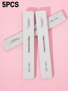 10/5/3pcs Double-Sided Nail File, 100/180 Grit, Washable & Reusable, Suitable For Natural Nails & Acrylic Nails, Home & Salon Use, Nail Care Tools, Nail Art Tools, Nails, Nail Tools (Applicable To Nail Stickers) - Multicolor - View 11