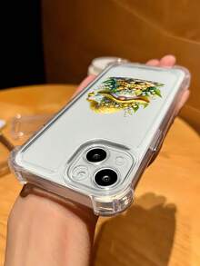 Funda para teléfono con espejo y temática de jardín de gnomos de lirio de los valles. También funciona como espejo y es compatible con  17,  16 Pro Max,  15 Pro Max,  13 y  12. Fabricada en TPU, garantiza protección contra golpes y caídas. Un regalo ideal para familiares, amigos, celebraciones navideñas, parejas y ocasiones especiales como Navidad, aniversarios o cumpleaños. - transparente - Ver 6