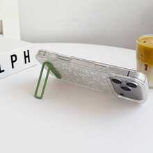 Invisible Adhesive Holder, Foldable Metal Stick-On Finger Ring Grip, Wireless Charging, Ultra-Thin Stand - Multicolor - View 3