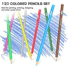 Lápices de Colores, Juego Profesional de 120 Colores, Núcleos a Base de Cera Suave Numerados, Para Dibujar, Dibujar, Sombrear y Colorear - 72 colores - Ver 6