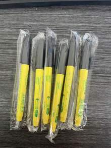 3 支 33 毫米防水防褪色记号笔 - 可擦除深孔长尖，适用于陶瓷、木材、金属 - 多用途电工和木工工具，黑色，精密记号笔 | 多功能记号笔 | 舒适握感，木工冲压工具，颜色款式随机 - 黑色 - 查看 12