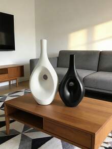 1pc Plastic Perforated Vase, Bohemian Style Decorative Vase | Modern Home Decor, Suitable For Living Room, Bedroom, Office Desk Elegant Floral Arrangement | Scene Decor, Room Decor, Wedding Decor, Home Decor, Central Wedding Table, Banquet Hall, Office Bedroom, Housewarming Gift, Halloween Decor, Christmas Decor, Room Decor, Home Accessories - Multicolor - View 4