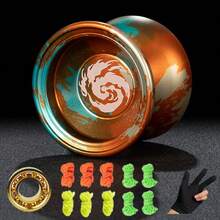 高级迷彩铝合金材质，适合进阶玩家、青少年及初学者户外运动，圣诞礼物套装包含手套、轴承和10根球拍线。