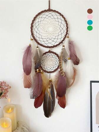 Maillard Dreamcatcher, Handcrafted Bohemian Dreamcatcher, Wall Decoration & Bedroom/Bathroom Gifts, Maillard Classical Door Hanging, Birthday Gifts