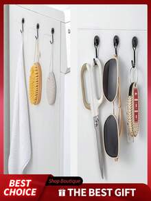 Strong Magnetic Hooks For Kitchen & Refrigerator, No Drilling Required, No Trace Left, Suitable For Magnetic Rotating Hooks On Entrance And Security Doors - Multicolor - View 8